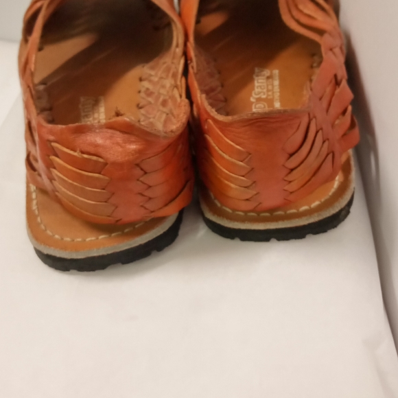 D'Santy Mexican Huaraches Leather Men's Sandals - Picture 3 of 6
